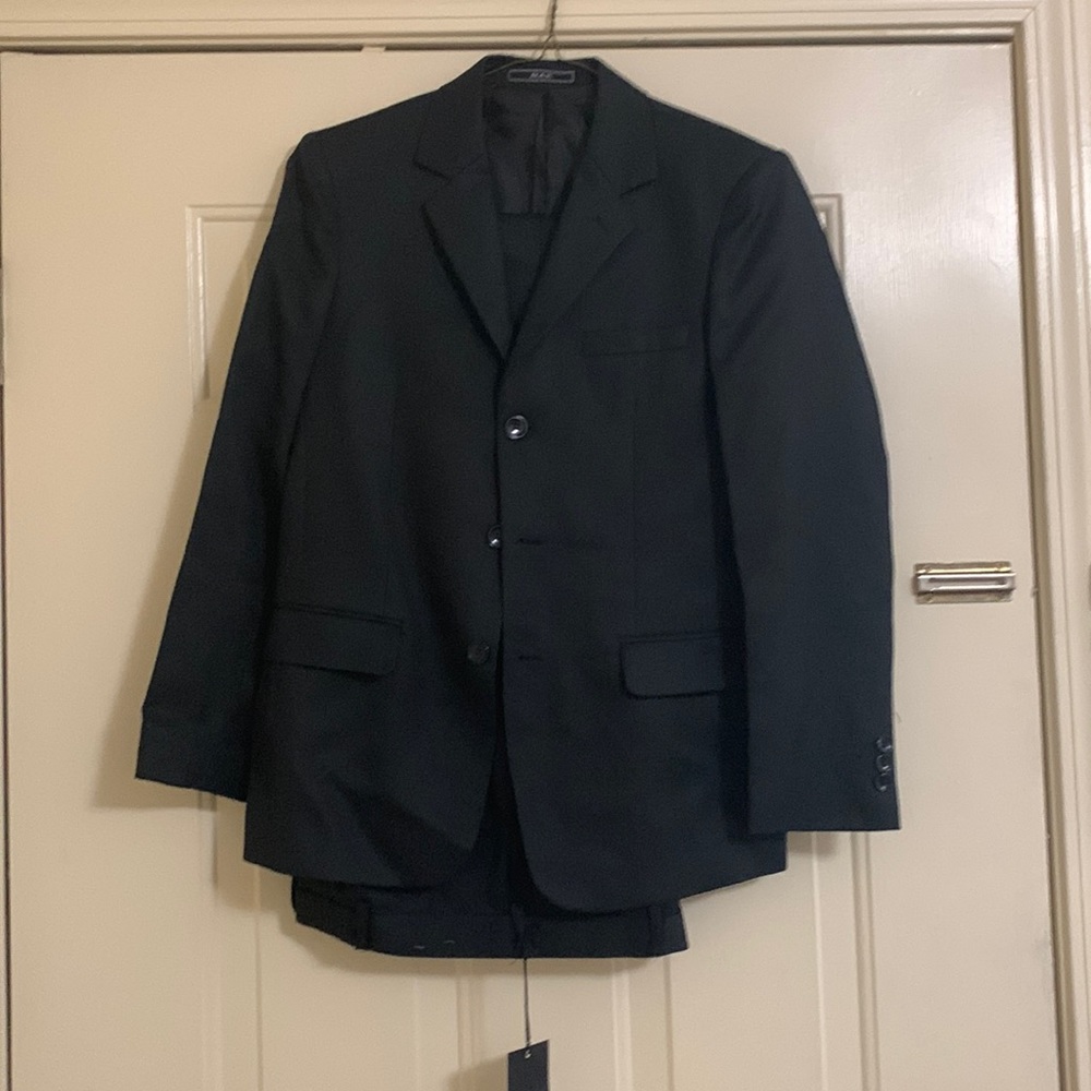 Child’s black pinstripe suit